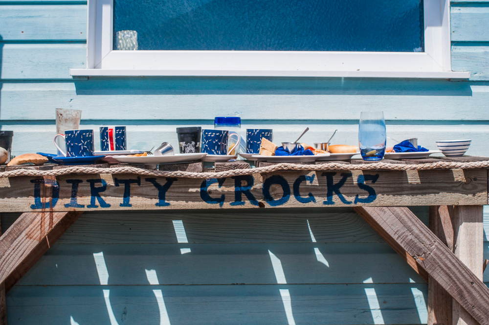 Tea and mussels at The Seapot.
